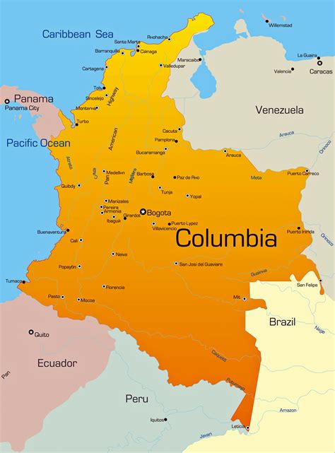 all cities in colombia